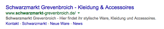 Rich Snippets - strukturierte Dateien